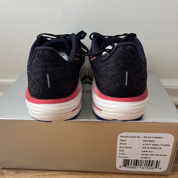 Mizuno Women's WAVE RIDER 29 Running Shoe Odyssey Grey- Size 9 J1GD250321 - Picture 5 of 8